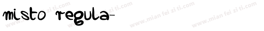 misto regula字体转换